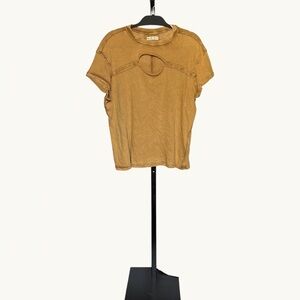 We The Free Tan Short Sleeve Tee